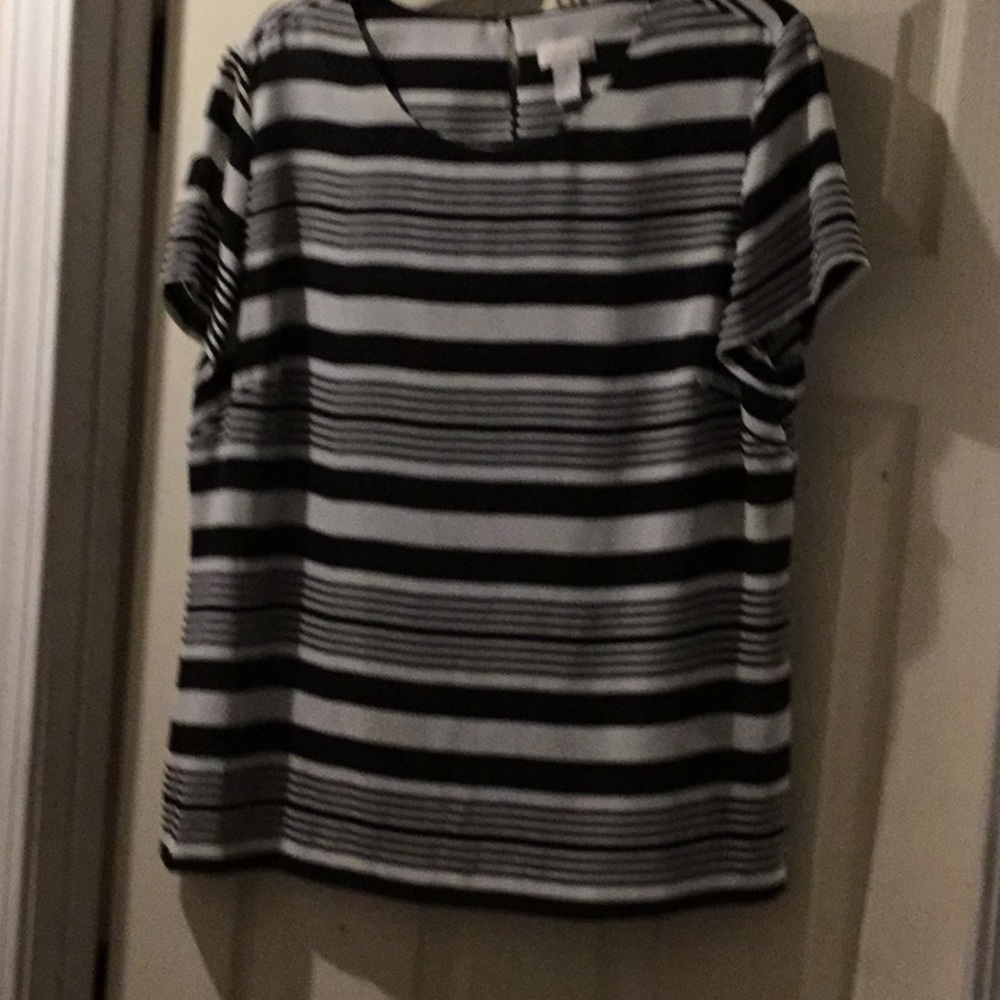 Black and white shirt